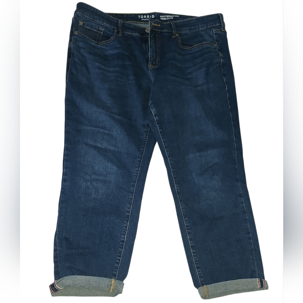 Torrid Perfect Boyfriend Ankle Jeans